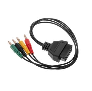 Cable adaptador a OBD2 - 4 Clavijas banana