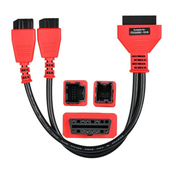 Cable adaptador a OBD2 - FCA 12+8 pines - Imagen 2