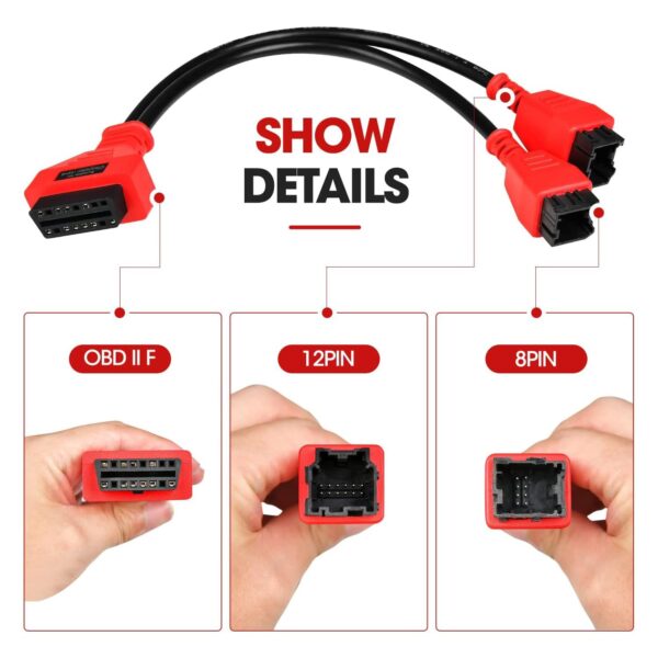 Cable adaptador a OBD2 - FCA 12+8 pines - Imagen 5