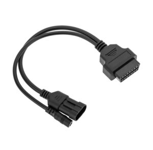 Cable adaptador a OBD2 - Fiat 3 pines + DC (incluye pinzas alimentación)
